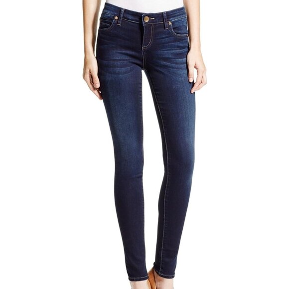 KUT FROM THE KLOTH Mia Toothpick Skinny Dark Wash Blue Jeans Womens 6 - Picture 1 of 10